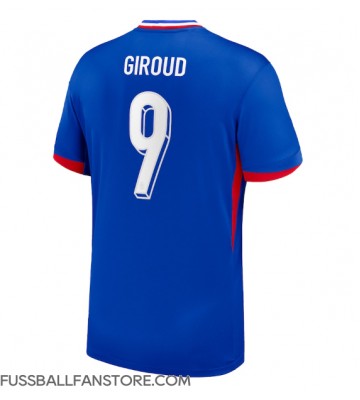 Frankreich Olivier Giroud #9 Replik Heimtrikot EM 2024 Kurzarm